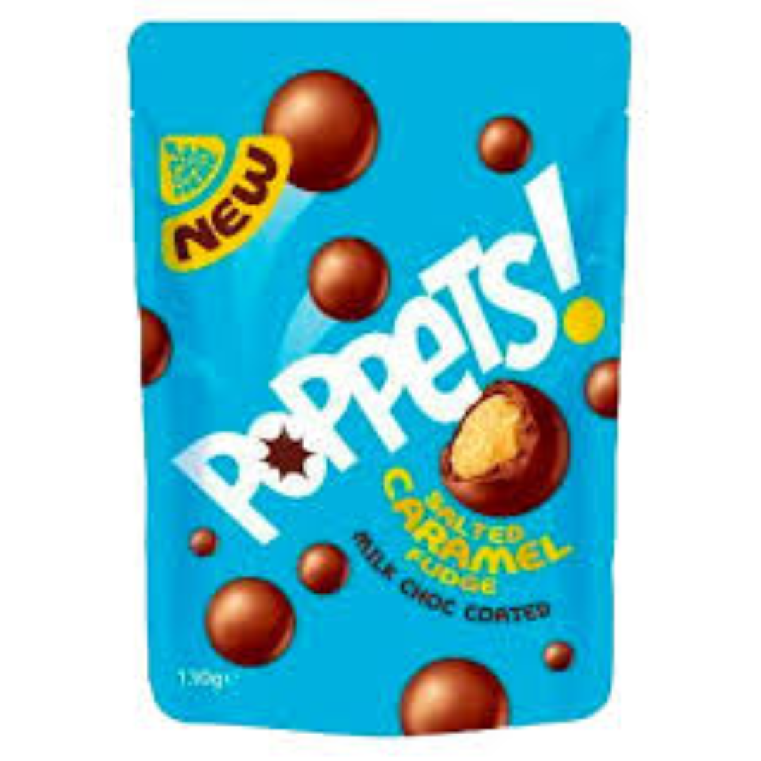 POPPETS SALTED CARAMEL 130G